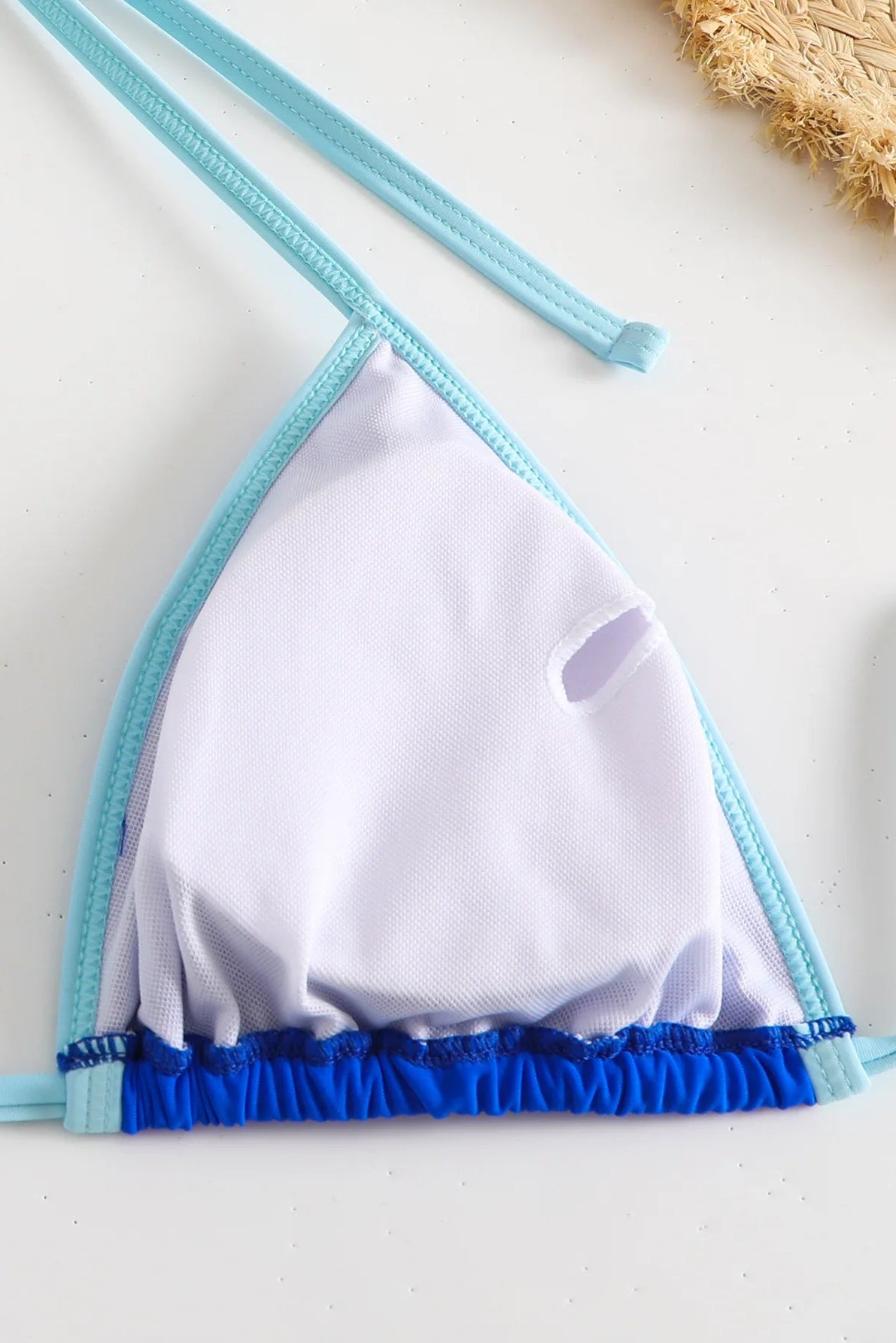 Blue Halter Strings Bikini Set – Sporty Brazilian Swimwear