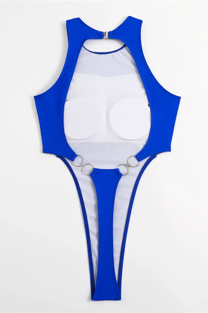 shop now High Cut Thong One Piece Bathing Suit Swim