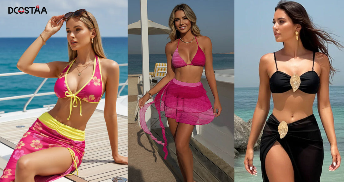 Three Best Friends, One Perfect Trend: Why the 3-Piece Bikini Set with Skirt Is Our New Vacation Uniform