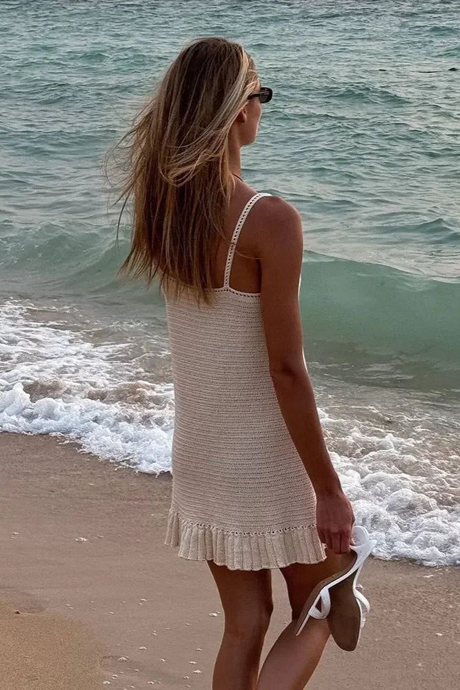 Beach Cover-Up Dress viewing sea