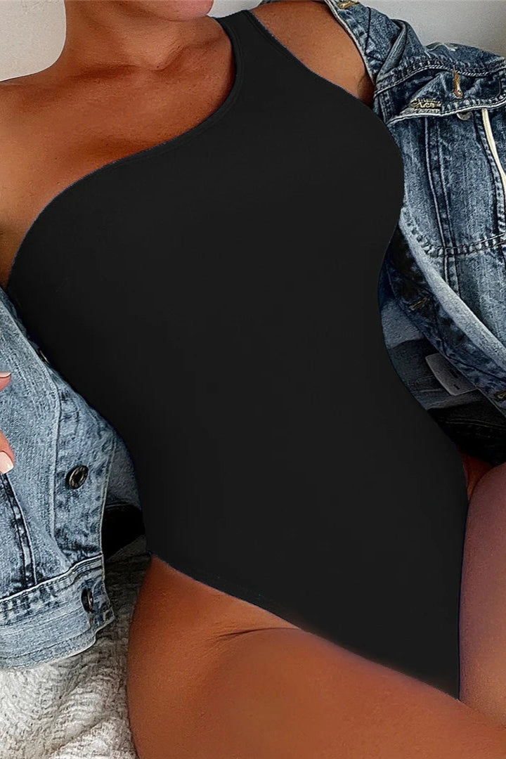 Best bikinis for summer Lace-Up One Shoulder Cut Out Swimsuit