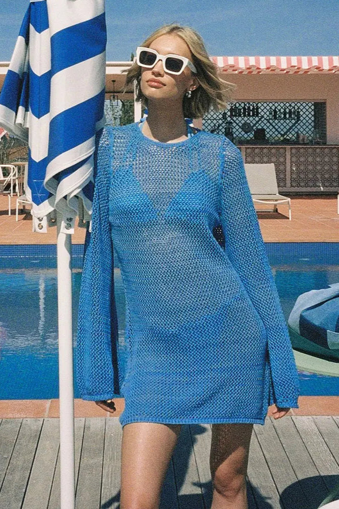 Buy now Solid Beach Cover Up – One-Piece Style