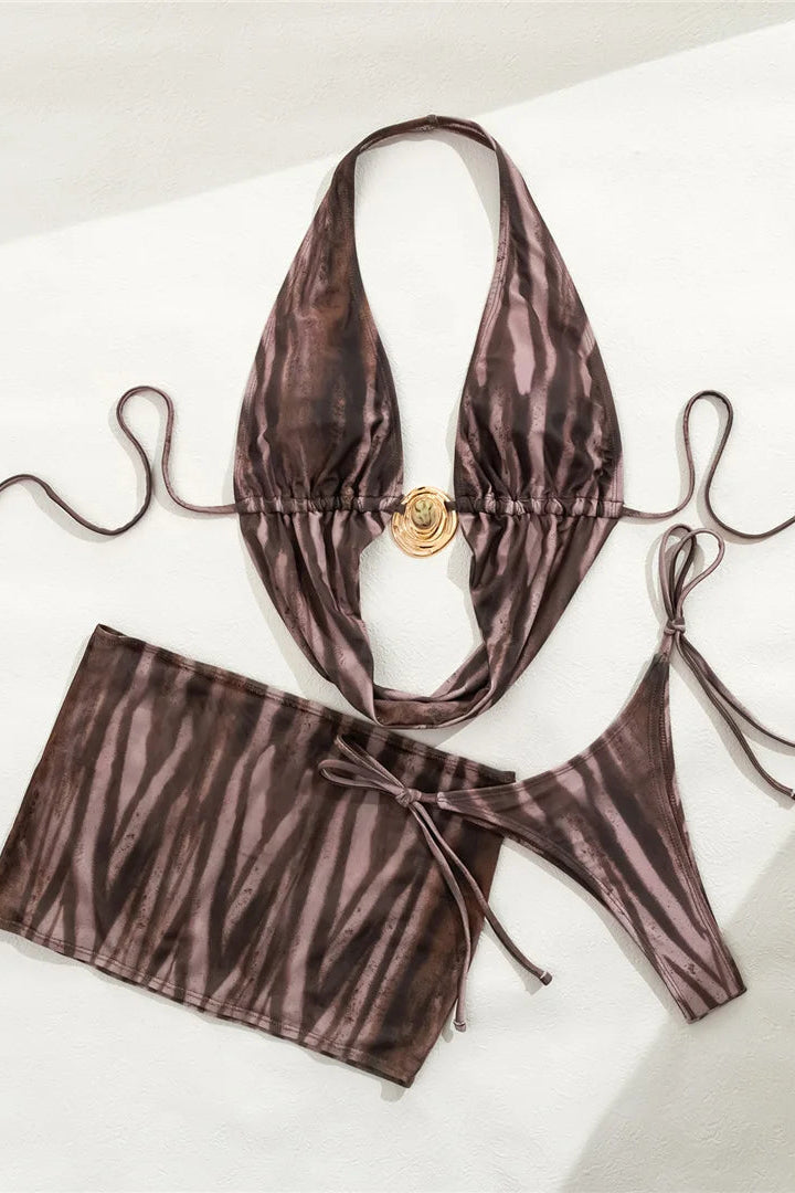 Chic low-rise bikini bottoms provide a sleek, figure-enhancing fit perfect for poolside lounging and beach days.