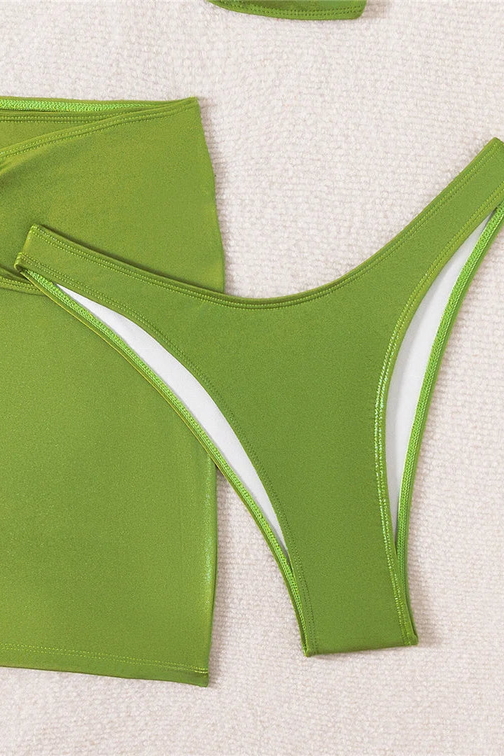 Close up of Mint Green bikini bottom