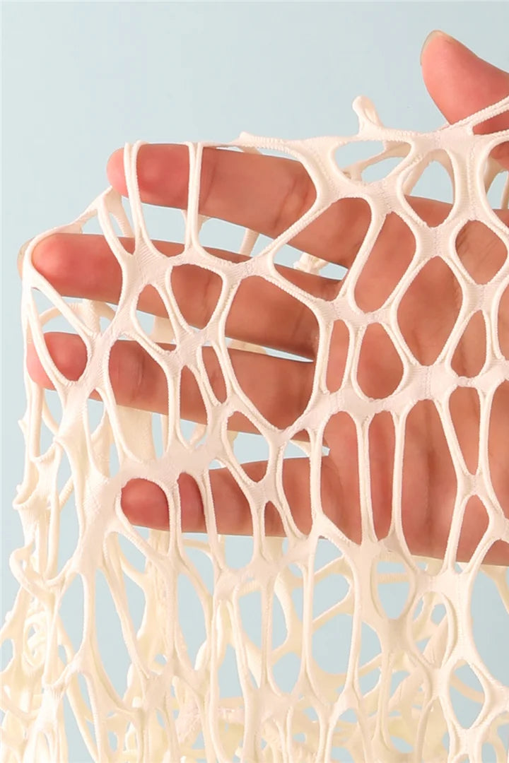 Close up of Web style cover up 