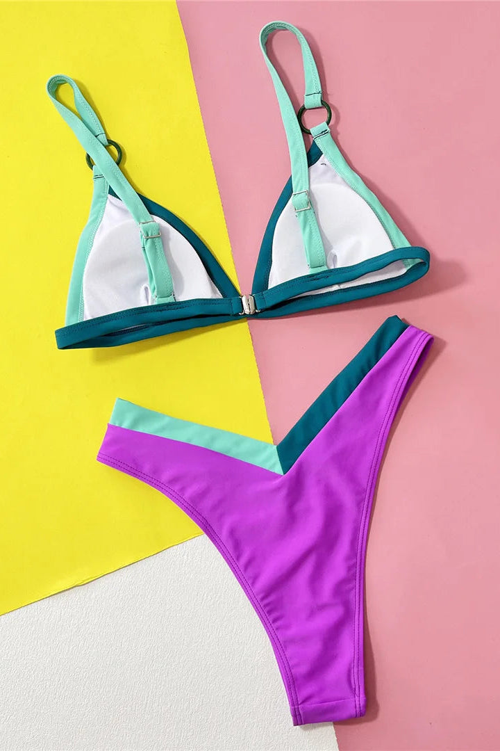 Crafted from soft polyamide, polyester, and elastane for flexibility, durability, and quick-drying performance, making it perfect for tropical getaways and resort swimwear.