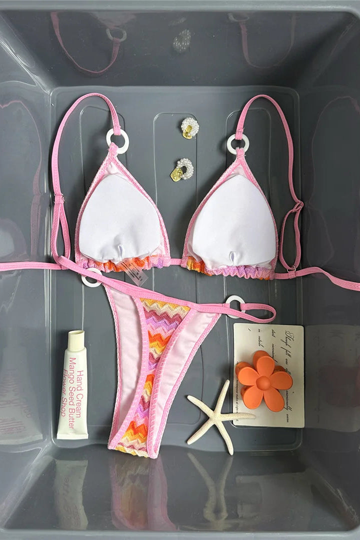 Padded bikini top perfect for beach days and poolside lounging.
