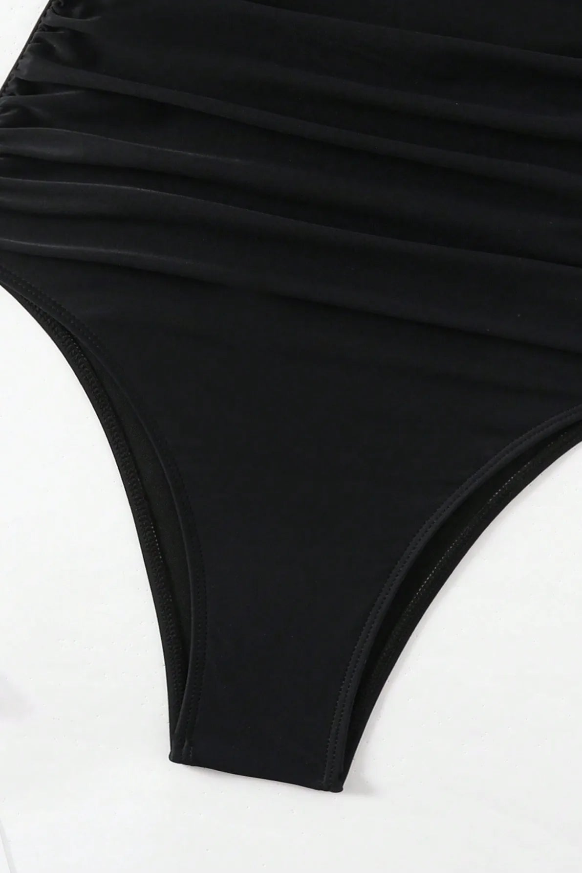 Black Bandage Push-Up  Monokini – Backless One-Piece Swimsuit for Women