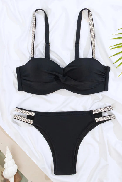 Glam Thong Bikini – Sparkly Two-Piece Swimwear Set