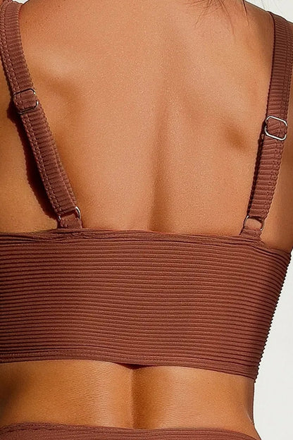 High Waist Bikini Set – Trendy Two-Piece Swimwear for Summer