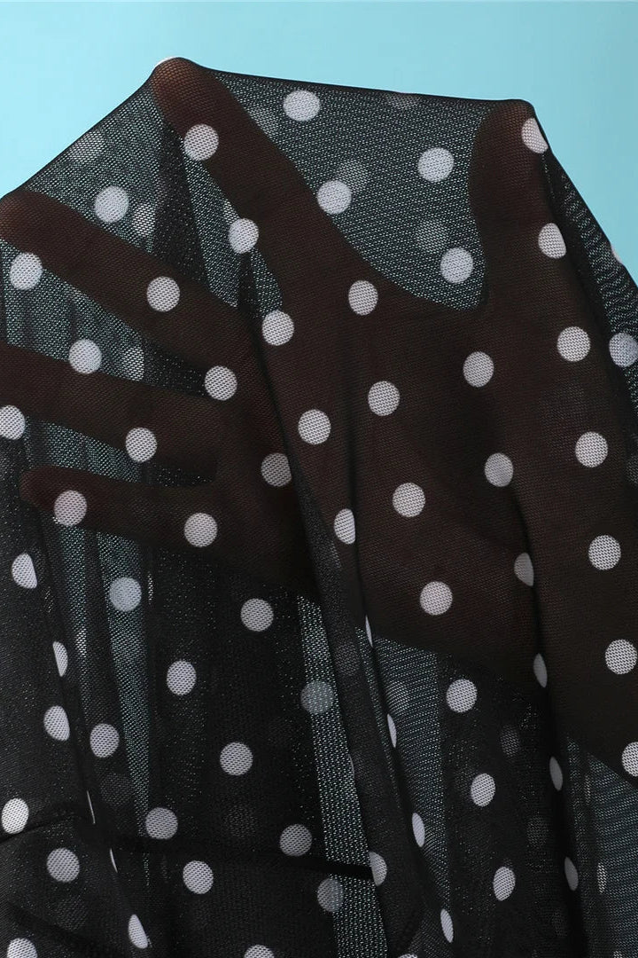 Sheer cover up Coordinated skirt provides versatile coverage
