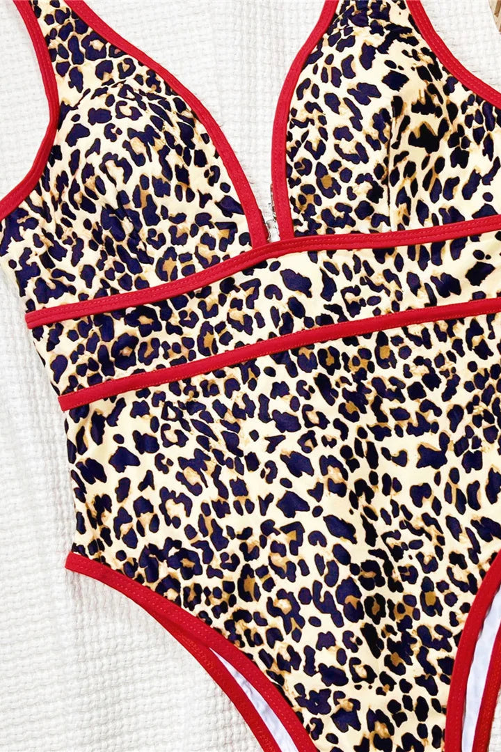 Shop now Leopard Print Deep V Backless 