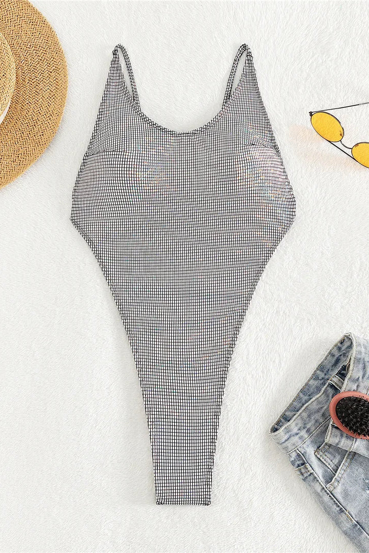 Trendy Mini Thong One Piece Swimsuit Backless Style