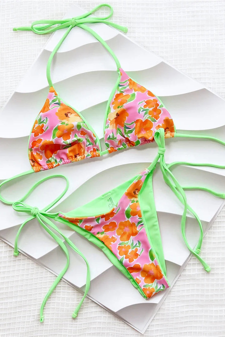 Trendy low-rise bottoms provide a flattering, modern fit perfect for beach days and poolside lounging.
