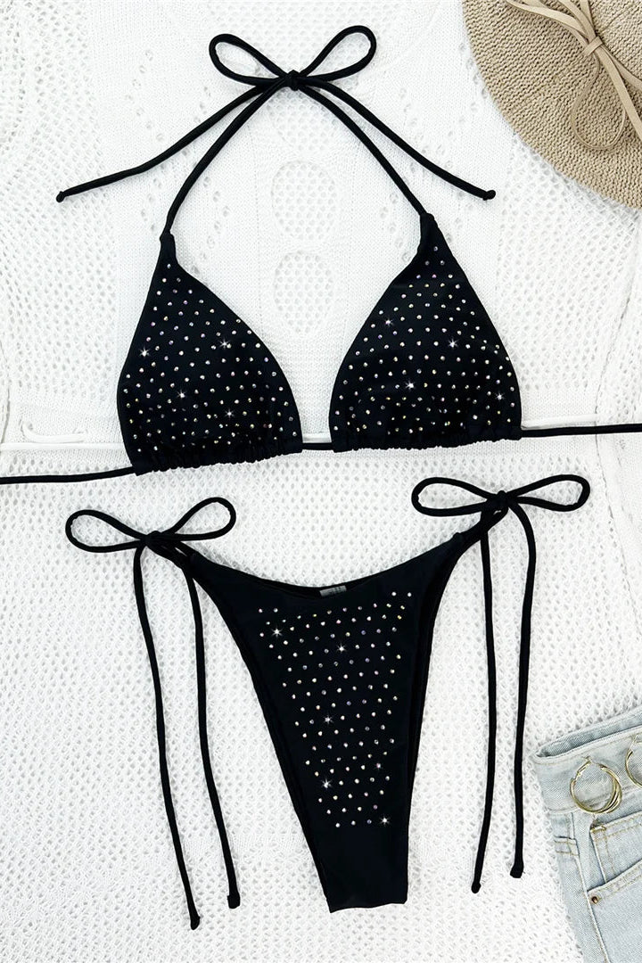 Wire-free bikini top with padding offers gentle shaping, natural support, and all-day comfort.