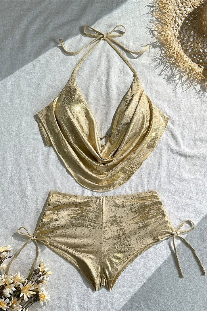 Wire-free bikini top with padding provides gentle shaping, natural support, and all-day comfort.