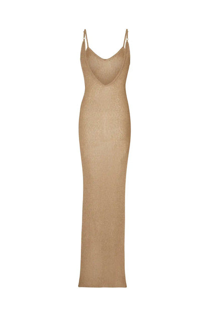 buy bikini cover up  Sleeveless Beach Maxi Dress with Slit 