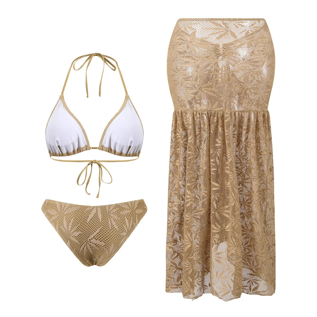 wire-free support with pads ensures comfortable shape for confident beach days.